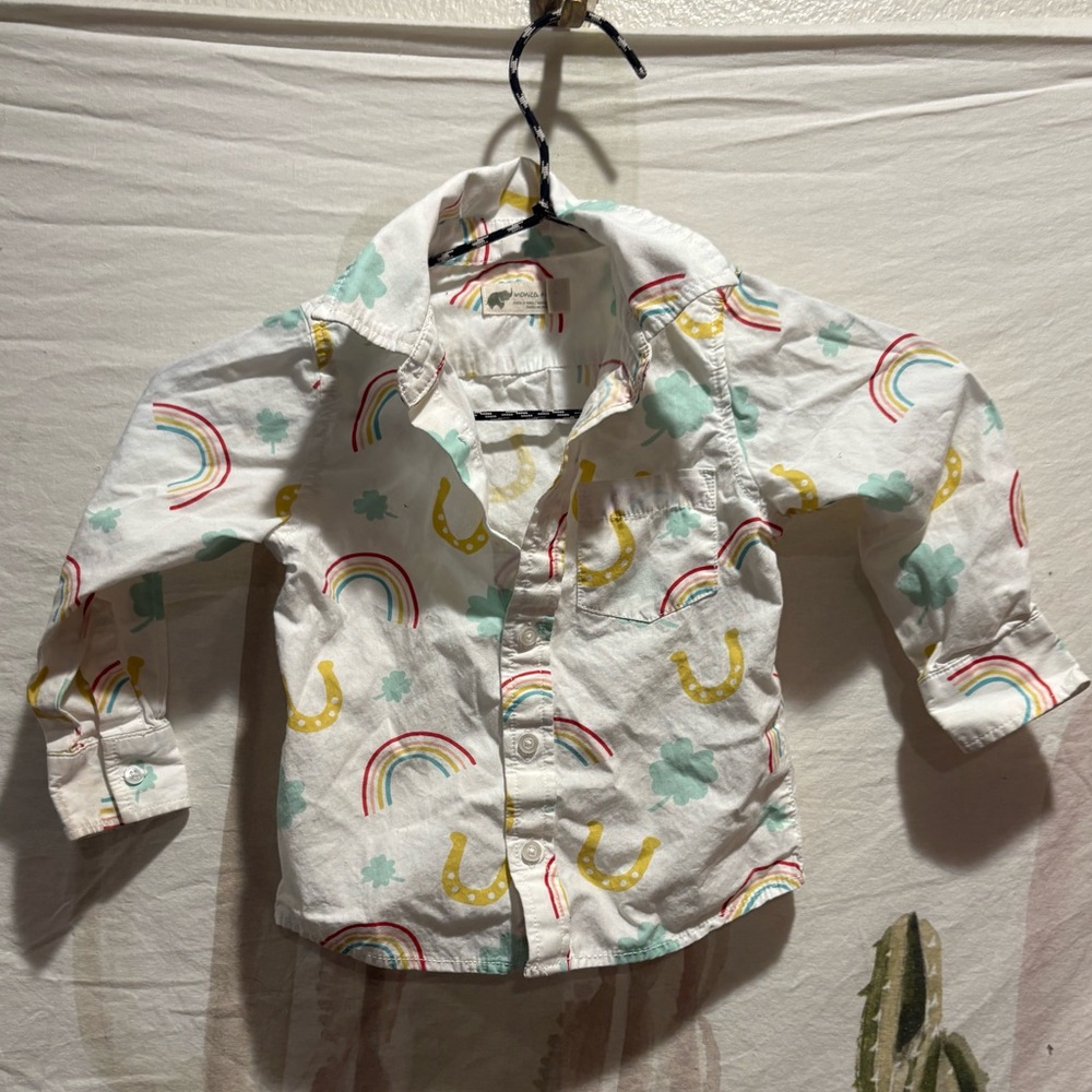 Kids Monica + Andy Long Sleeve Button Down 🌵2T